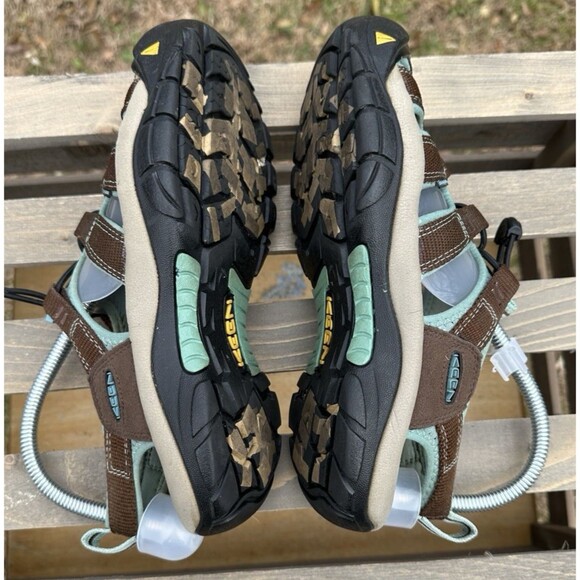 KEEN Women’s Newport H2 Waterproof Sandals Brown Aqua Size 7.5 – Excellent - Picture 4 of 14